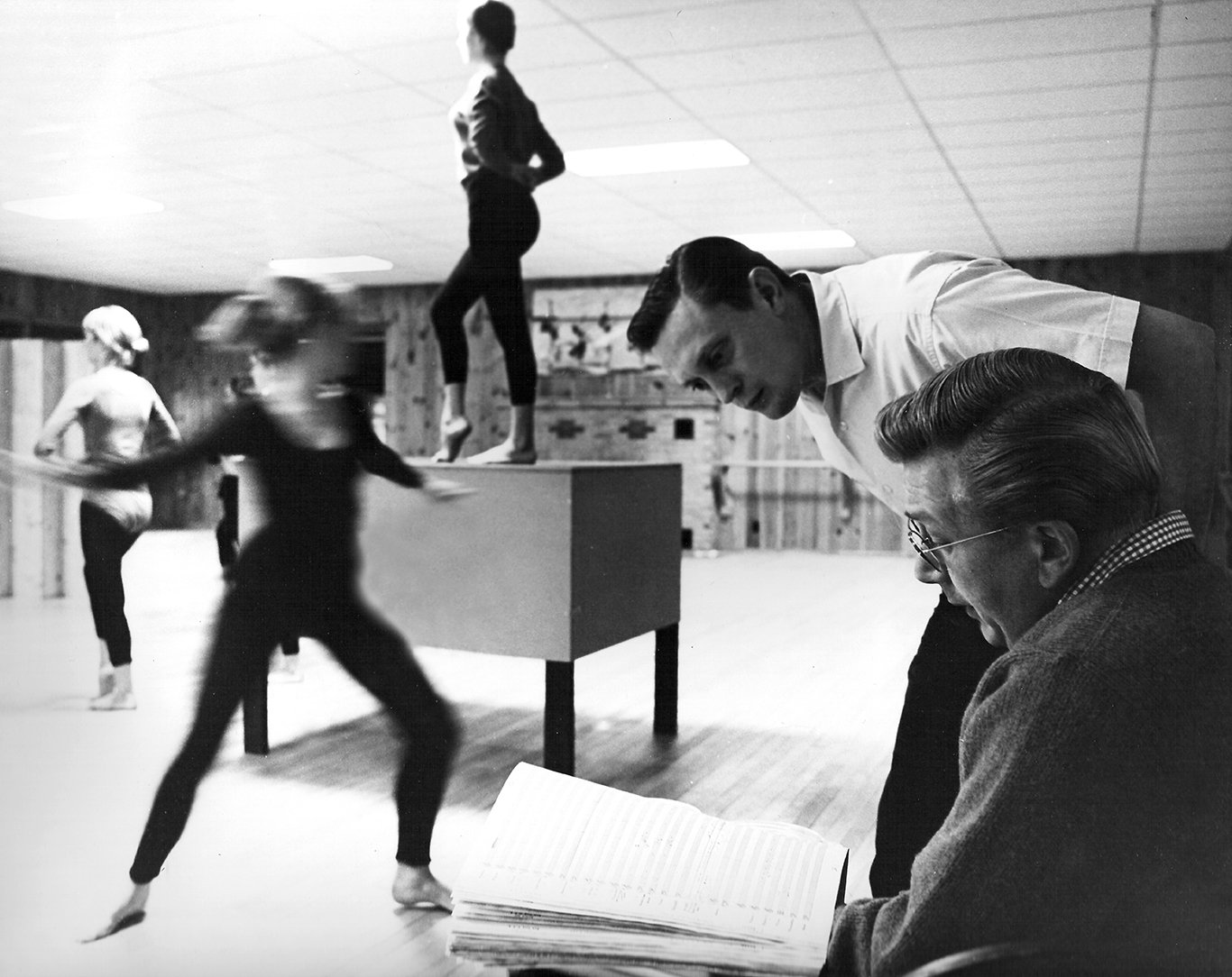 Warren Benson teaching at Interlochen
